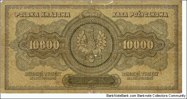 Banknote from Poland year 1922