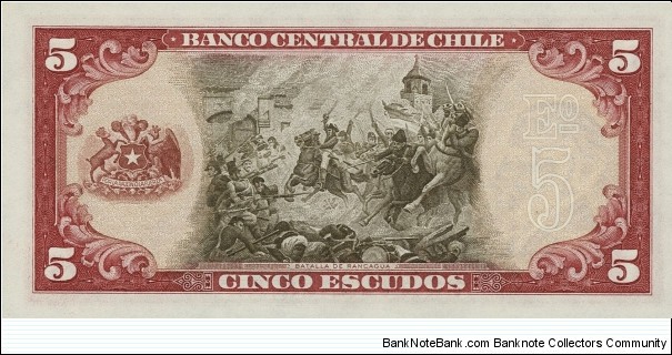 Banknote from Chile year 1964