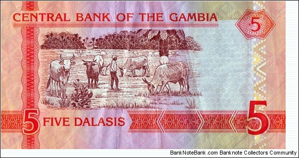 Banknote from Gambia year 0