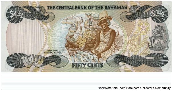 Banknote from Bahamas year 1974