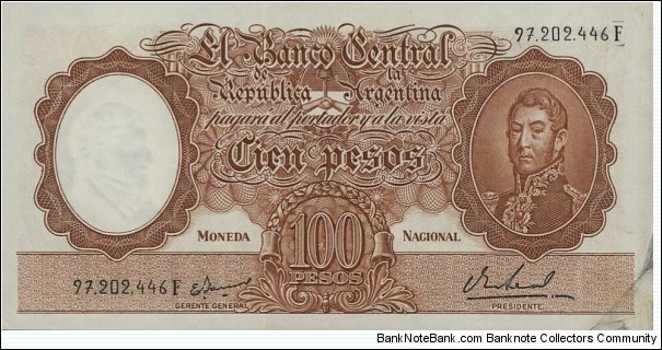 Argentina 100 Pesos Banknote