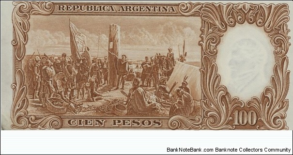 Banknote from Argentina year 1967