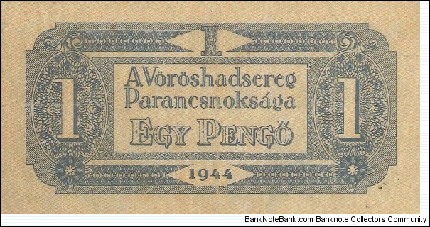 Banknote from Hungary year 1944