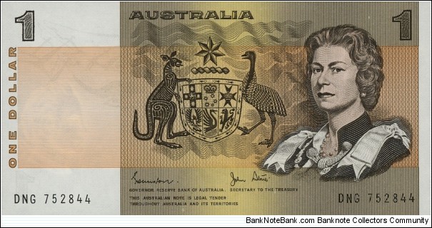 Australia 1 Dollar Banknote