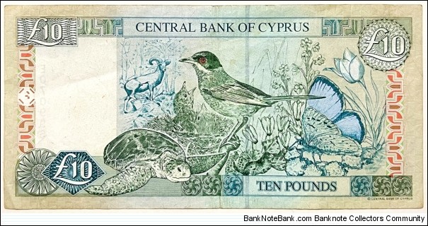 Banknote from Cyprus year 1997