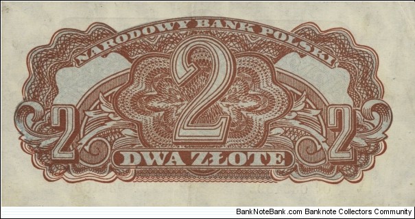 Banknote from Poland year 1944