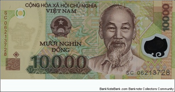 Vietnam 10000 Dong Banknote