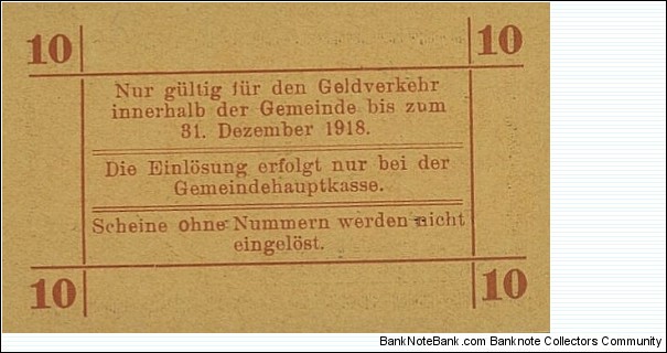 Banknote from Germany year 1918