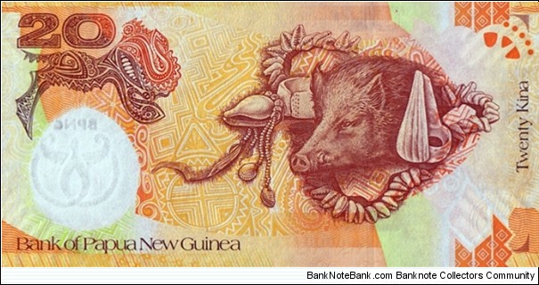 Banknote from Papua New Guinea year 2008