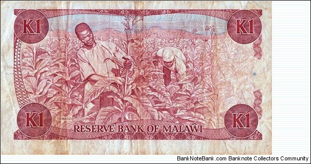 Banknote from Malawi year 1988