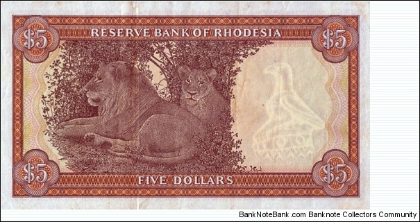 Banknote from Rhodesia year 1979