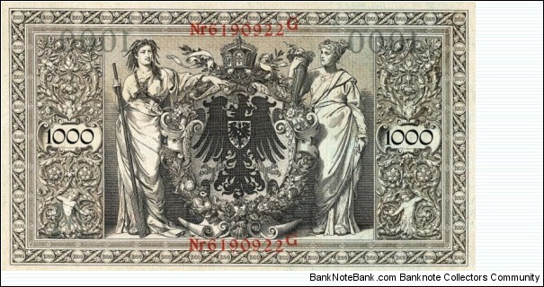 Banknote from Germany year 1910