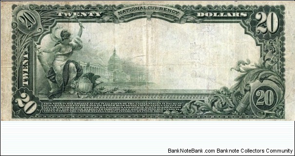 Banknote from USA year 1902