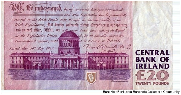 Banknote from Ireland year 1996