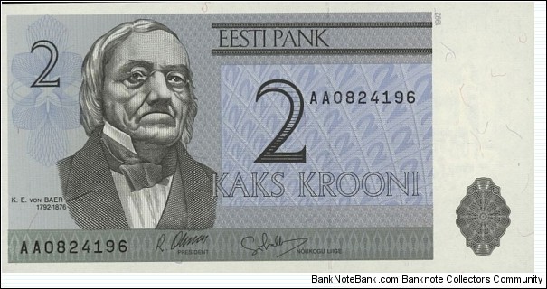 2 Krooni Banknote