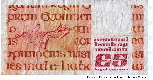 Banknote from Ireland year 1980