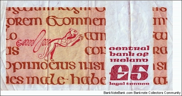 Banknote from Ireland year 1989