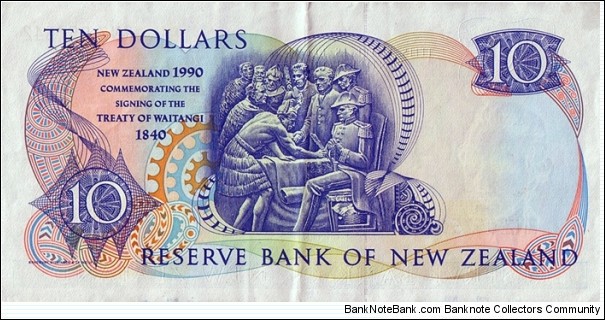 Banknote from New Zealand year 1990