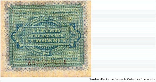 Banknote from Italy year 1943