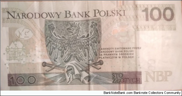 Banknote from Poland year 2016