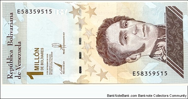 1.000.000 Bolivares Banknote