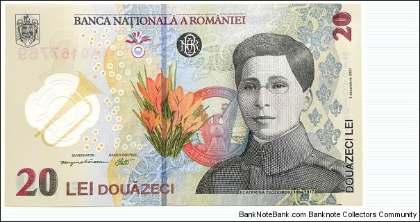 20 Lei (Series A / 218 A 016 7769) Banknote