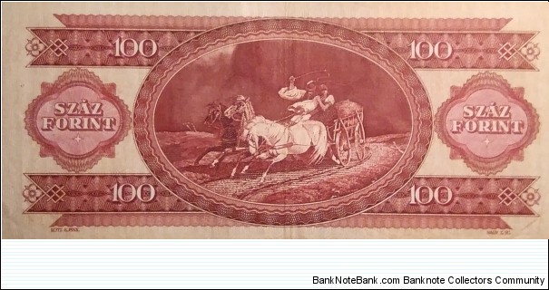 Banknote from Hungary year 1984