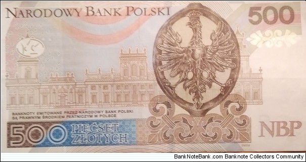 Banknote from Poland year 2016