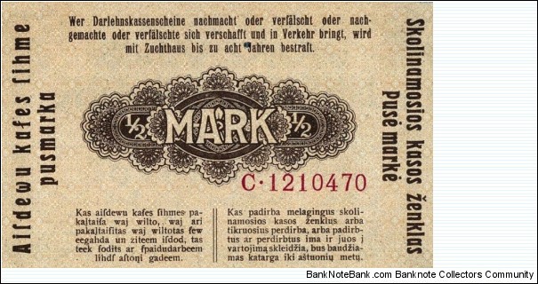 Banknote from Germany year 1918