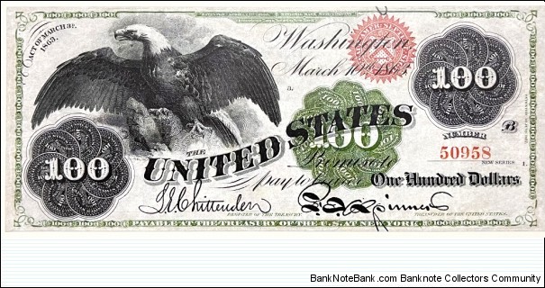 100 Dollars (Modern Reprint) Banknote