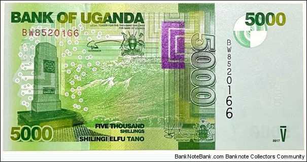 5000 Shillings Banknote