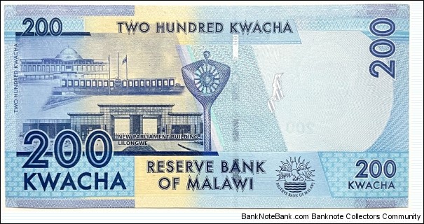 Banknote from Malawi year 2016