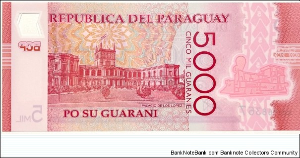 Banknote from Paraguay year 2011