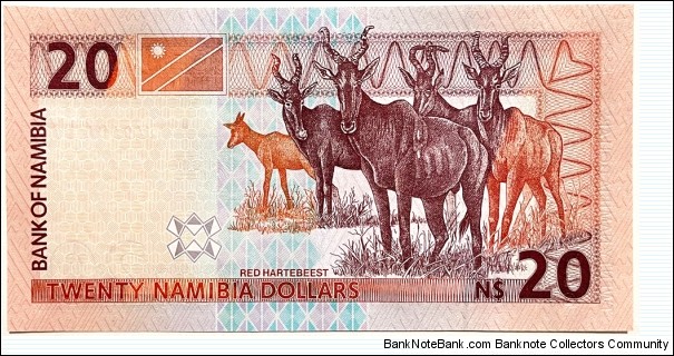Banknote from Namibia year 2002