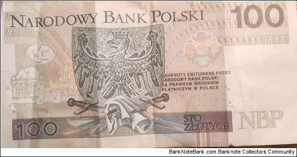 Banknote from Poland year 2012