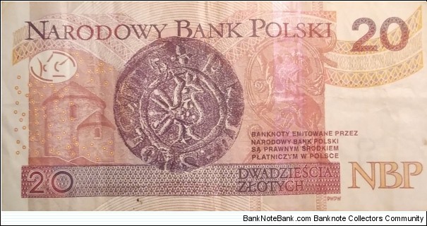 Banknote from Poland year 2016