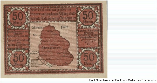 Banknote from Germany year 1921