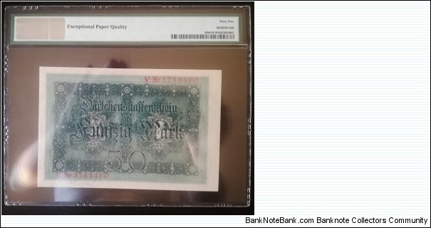 Banknote from Germany year 1914