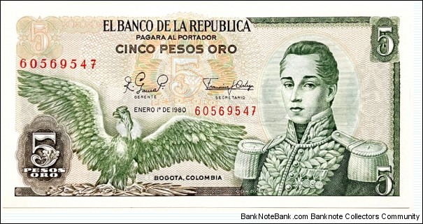 5 Pesos Banknote