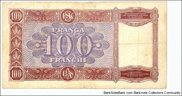 Banknote from Albania year 1940