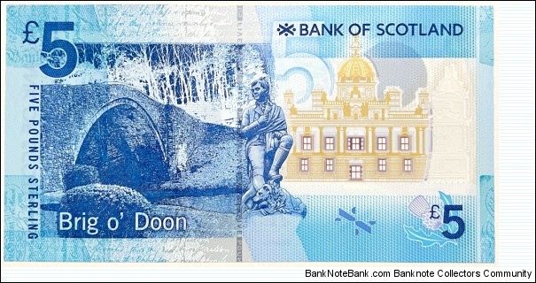 Banknote from Scotland year 2016