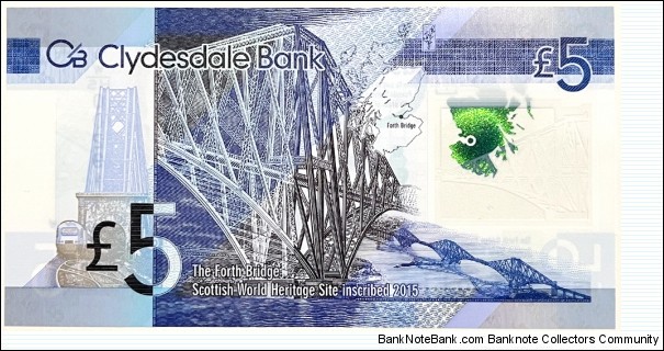 Banknote from Scotland year 2016