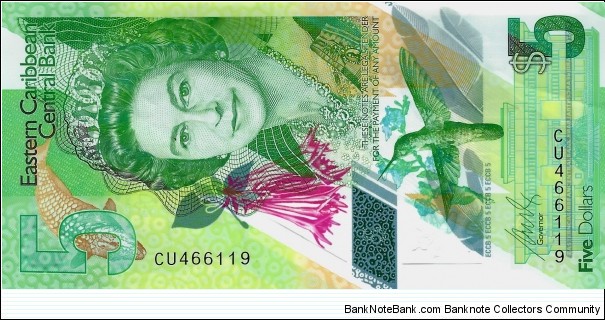 EAST CARIBBEAN STATES 5 Dollars  Banknote