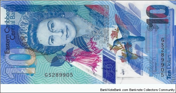 EAST CARIBBEAN STATES 10 Dollars  Banknote