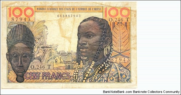 100 Francs (Togo) Banknote