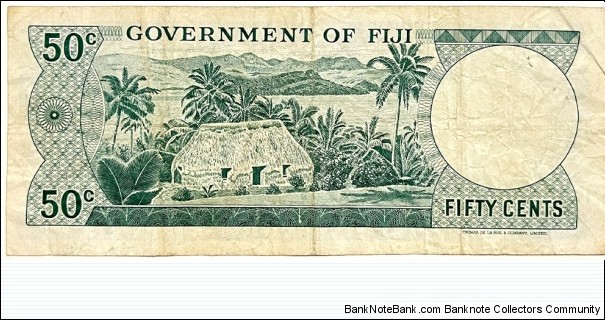 Banknote from Fiji year 1971