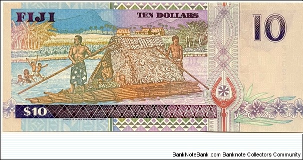 Banknote from Fiji year 1996