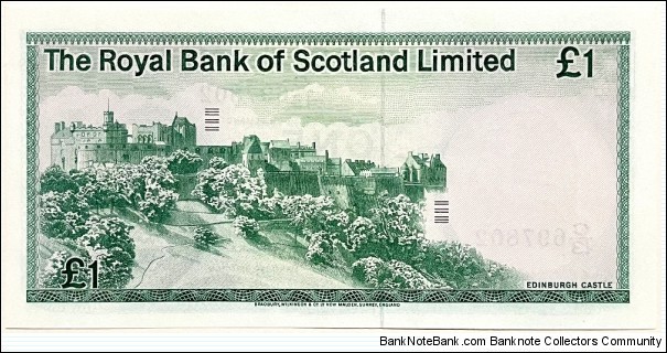 Banknote from Scotland year 1981