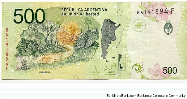 Banknote from Argentina year 2016