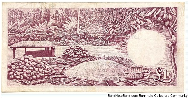Banknote from Ghana year 1962
